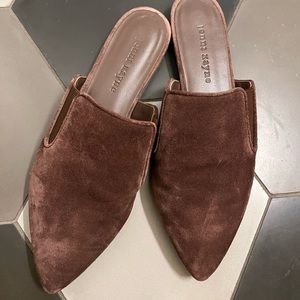 Jenni Kayne Brown Suede Mules - Sz 38